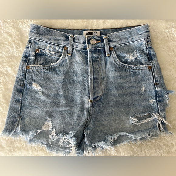 Agolde Pants - SOLD - Aritzia Agolde Denim Shorts
